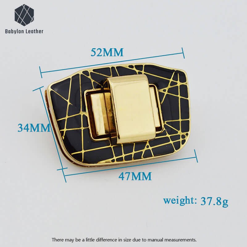 Resin Round Corner Shape Twist Lock（1 PACK） - Babylon LeatherBabylon LeatherTL-133