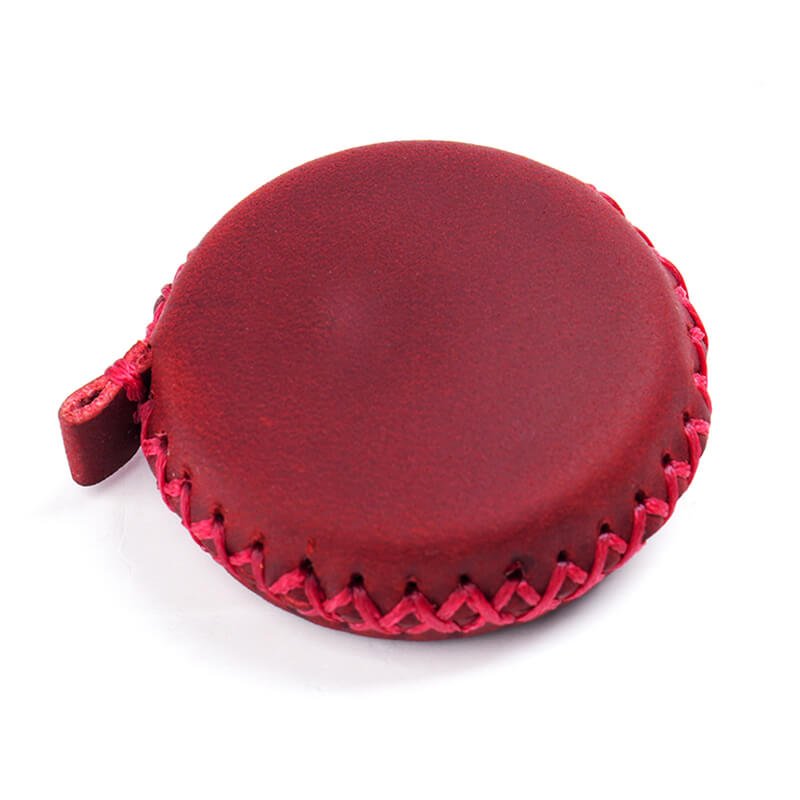 Retractable Leather Tape Measure 1.5m – Babylon Leather - Babylon LeatherBabylon LeatherAN05-Wine Red