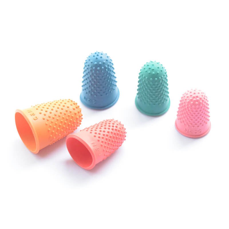 Reusable Rubber Finger Cots for Crafting and Sewing - Babylon Leather - Babylon LeatherBabylon LeatherPP31-Orange-XL