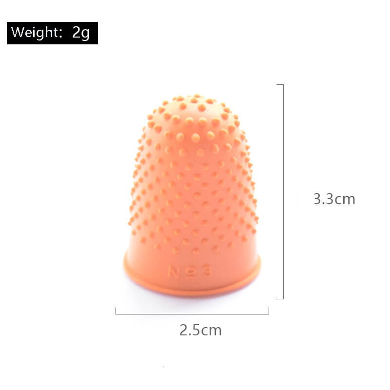 Reusable Rubber Finger Cots for Crafting and Sewing - Babylon Leather - Babylon LeatherBabylon LeatherPP31-Orange-XL