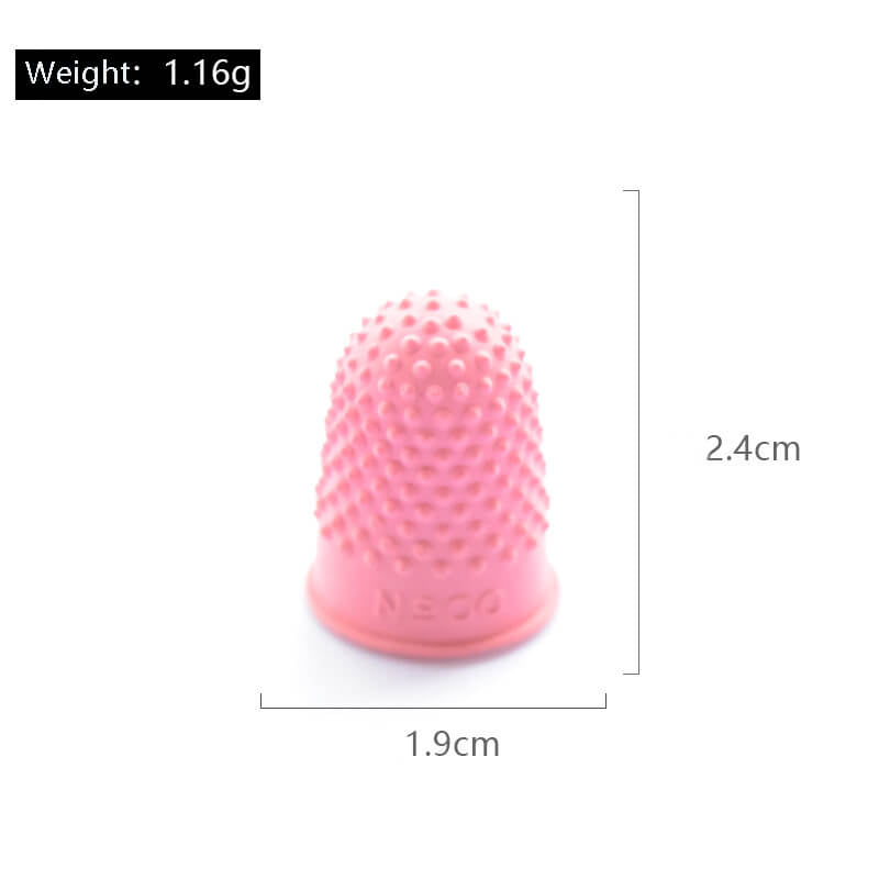Reusable Rubber Finger Cots for Crafting and Sewing - Babylon Leather - Babylon LeatherBabylon LeatherPP31-Pink-XS