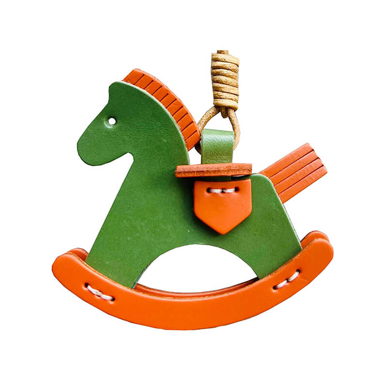 Rocking Horse - Shaped Charm DIY Kit – Babylon Leather - Babylon LeatherBabylon LeatherSG07-Green