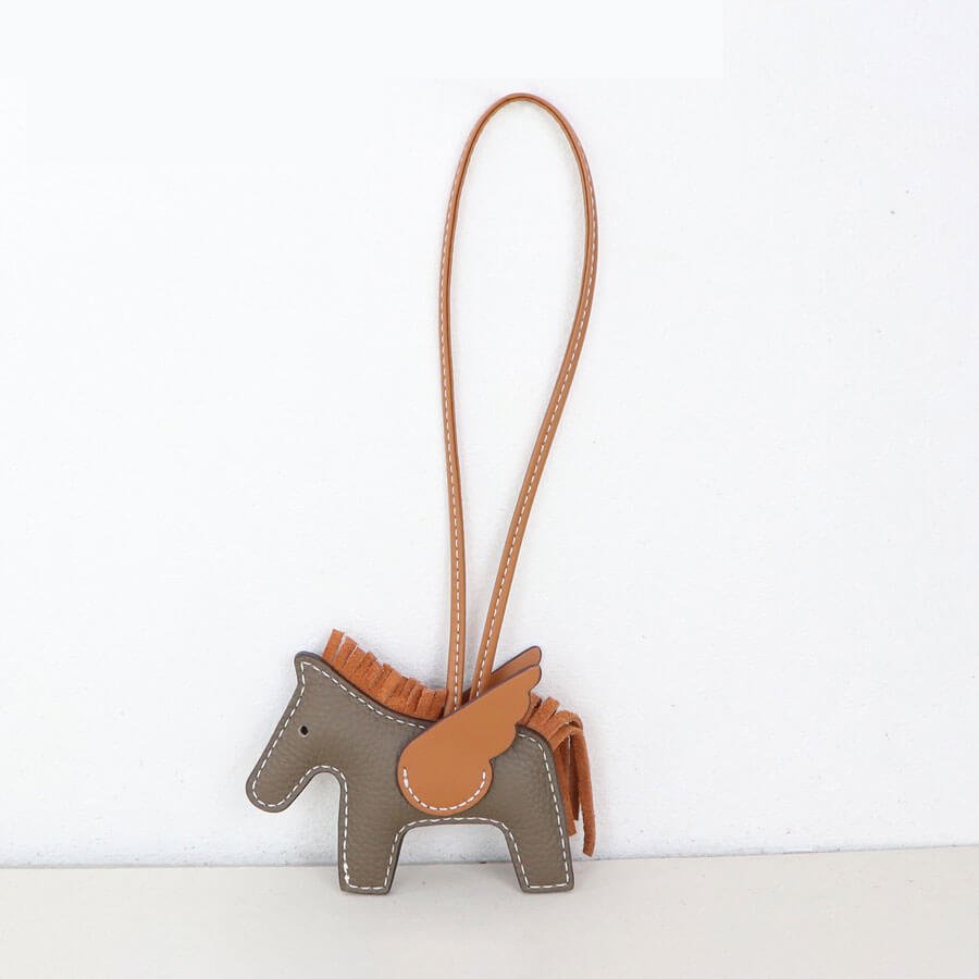 Rodeo Horse Bag Charm DIY Kit – Babylon Leather - Babylon LeatherBabylon LeatherSY108 - Caramel - White