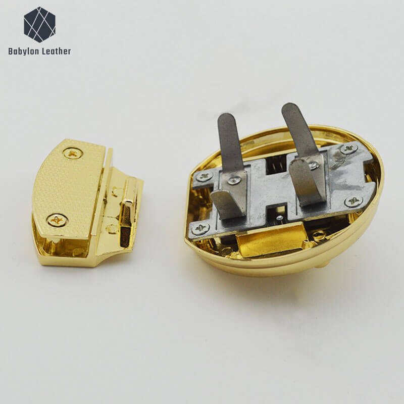 Round Creative Closure Clasp Press Thumb Lock（1 PACK） - Babylon LeatherBabylon LeatherSPTL - 054