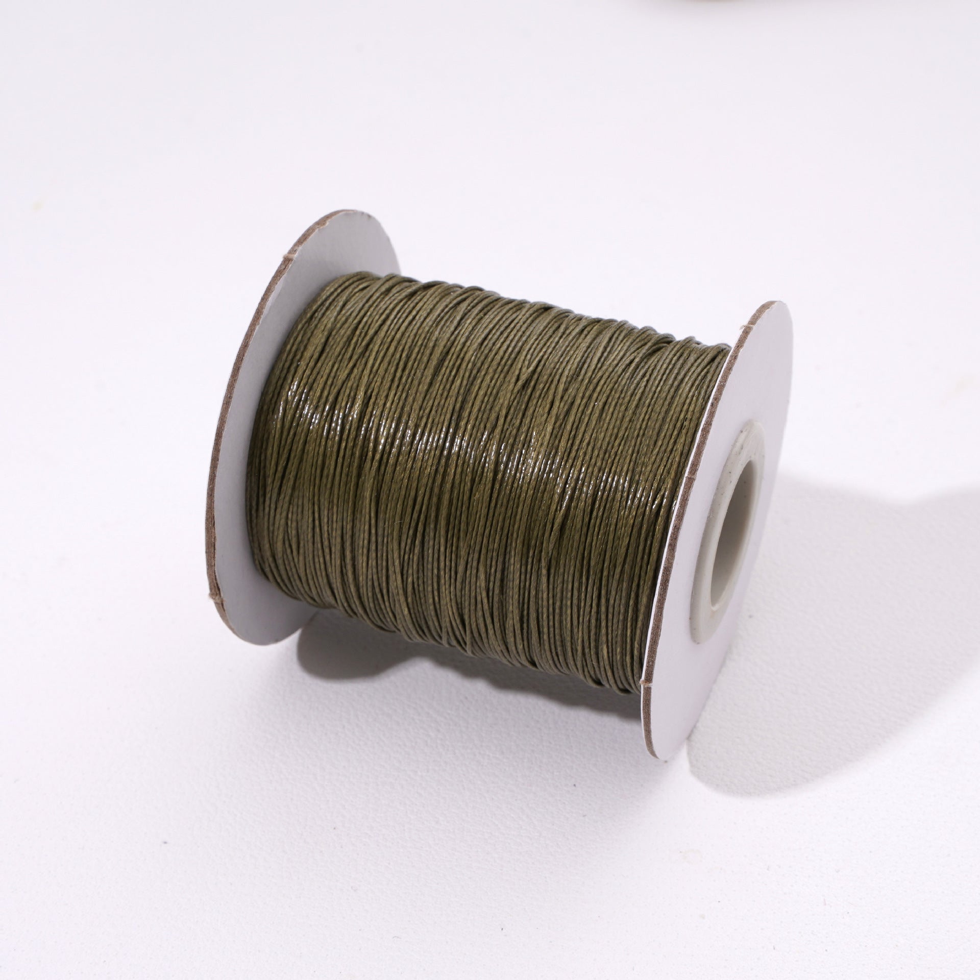 Round Waxed Cord for Leather Braiding and Bag Charm Making - Babylon Leather - Babylon LeatherBabylon LeatherPP33-Army Green-0.5mm\10m
