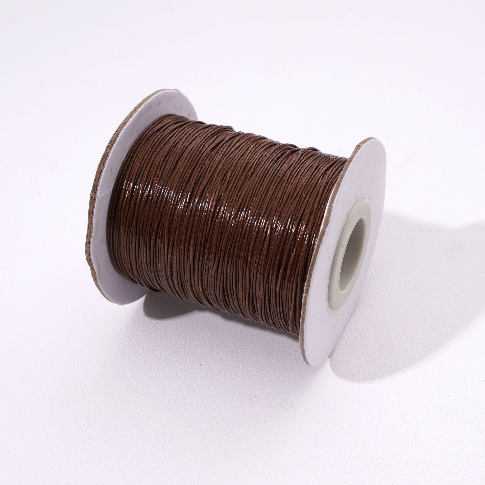 Round Waxed Cord for Leather Braiding and Bag Charm Making - Babylon Leather - Babylon LeatherBabylon LeatherPP33-Coffee-0.5mm\10m