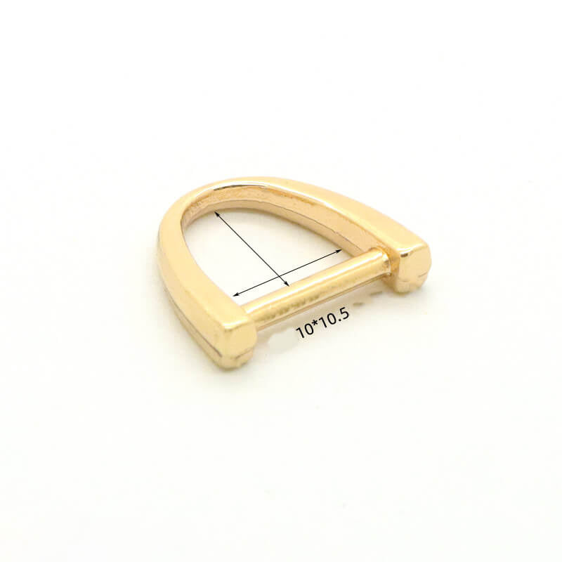 Rounded D-Ring - Babylon Leather - Babylon LeatherBabylon LeatherJY20-Gold-10*10.5mm