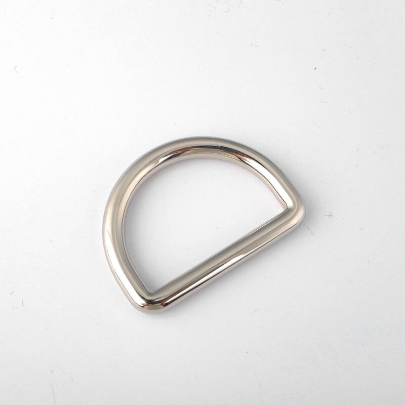 Rounded D-Ring - Babylon Leather - Babylon LeatherBabylon LeatherJY20-Silver-5.5mm-38*24.5mm