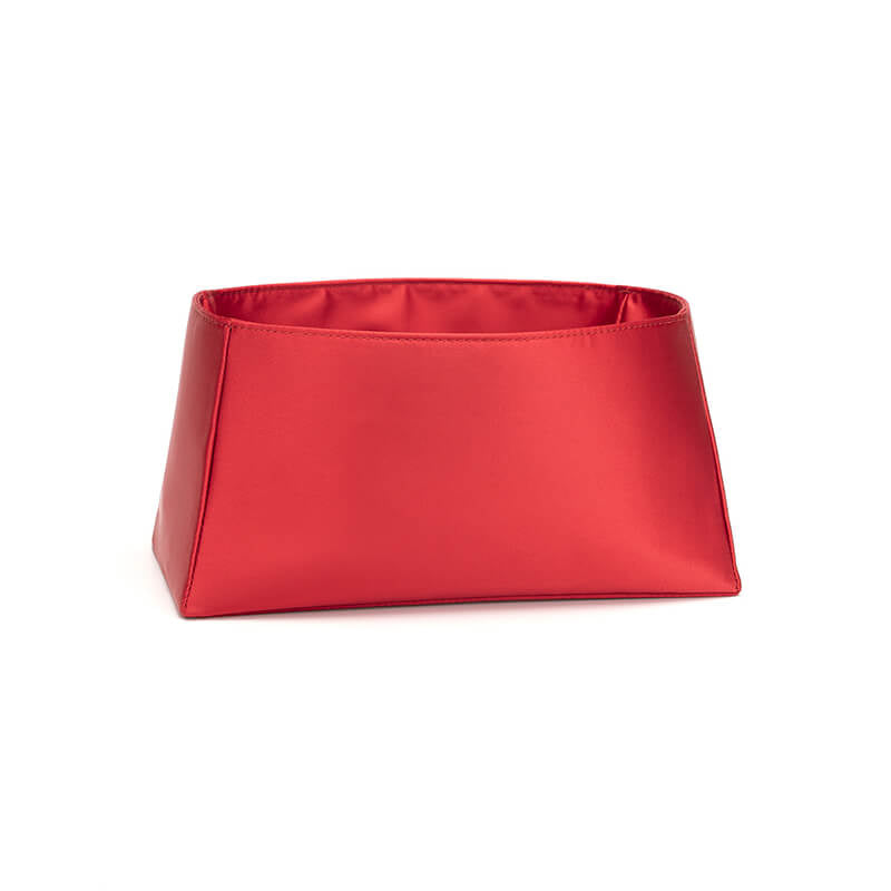 Satin Bag Insert Organizer for Lady Bag-Style Handbags - Babylon LeatherBabylon LeatherJS01-Red-12cm-Open Top