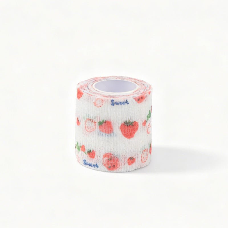 Self-Adhesive Elastic Finger Wrap for Leathercraft Protection - Babylon LeatherBabylon LeatherPP15-Strawberry-2.5cm*4.5m