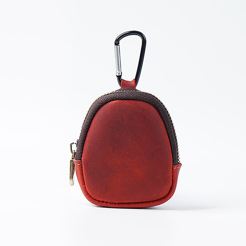 Shell-Shape Zip Coin Purse – Babylon Leather - Babylon LeatherBabylon LeatherAN67-Wine Red