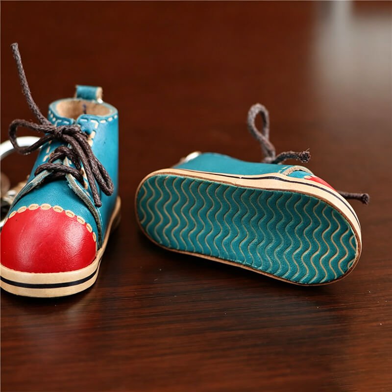 Shoe Leather Bag Charm – Babylon Leather - Babylon LeatherBabylon LeatherLLZ99-Red