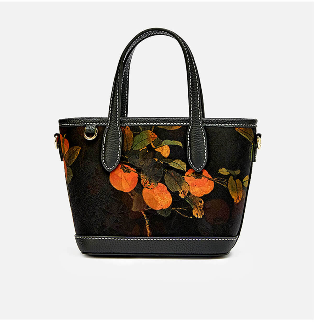 Silent Bloom Leather and Silk Handbag – Babylon Leather - Babylon LeatherBabylon LeatherTX001-Black