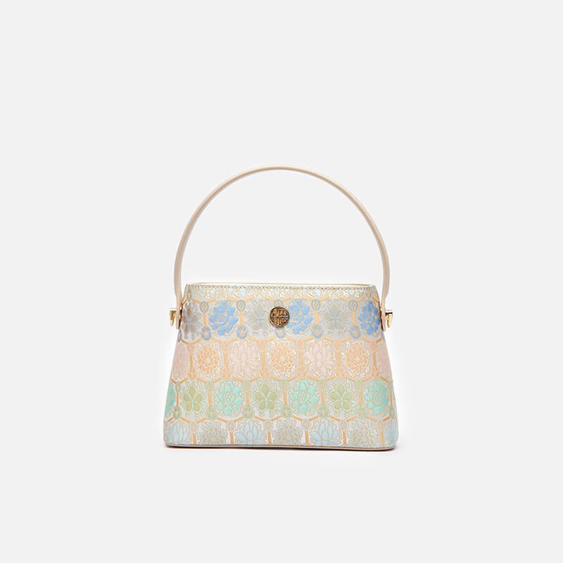 Silent Light Leather and Silk Handbag – Babylon Leather - Babylon LeatherBabylon LeatherTX158-White