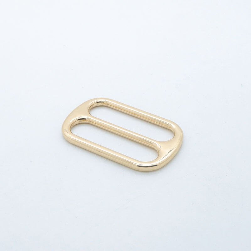 Single and Double Bar Strap Slide Buckles - Babylon Leather - Babylon LeatherBabylon LeatherJY23-Gold-38mm Flat Rectangle Buckle