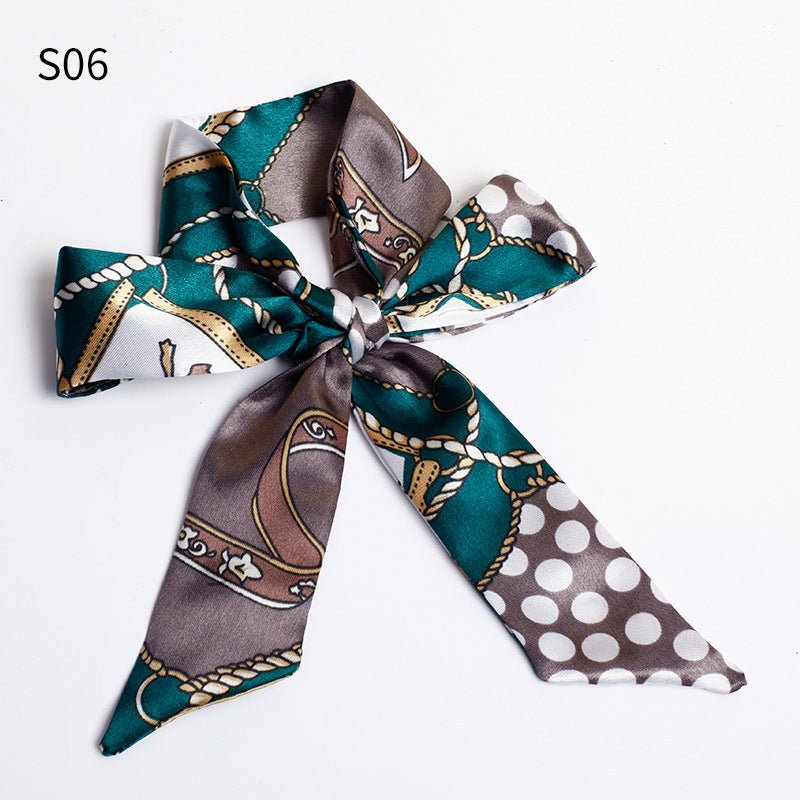 Skinny Scarf Ribbon for Bag Handles and Hair - Babylon Leather - Babylon LeatherBabylon LeatherPP28-S06