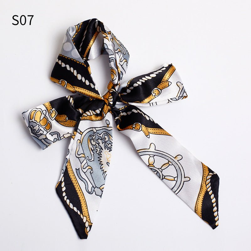 Skinny Scarf Ribbon for Bag Handles and Hair - Babylon Leather - Babylon LeatherBabylon LeatherPP28-S07