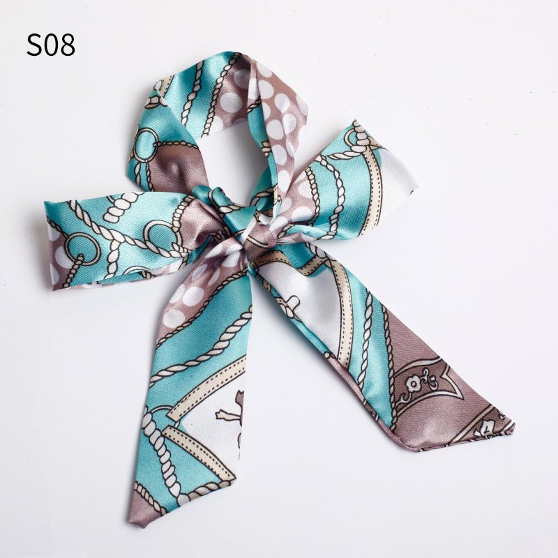 Skinny Scarf Ribbon for Bag Handles and Hair - Babylon Leather - Babylon LeatherBabylon LeatherPP28-S08