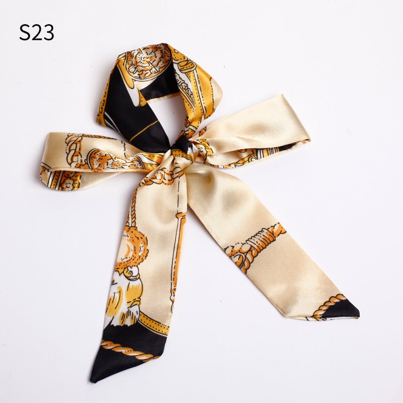 Skinny Scarf Ribbon for Bag Handles and Hair - Babylon Leather - Babylon LeatherBabylon LeatherPP28-S23