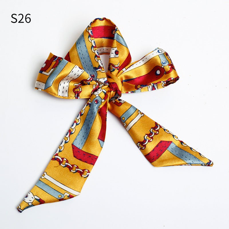 Skinny Scarf Ribbon for Bag Handles and Hair - Babylon Leather - Babylon LeatherBabylon LeatherPP28-S26