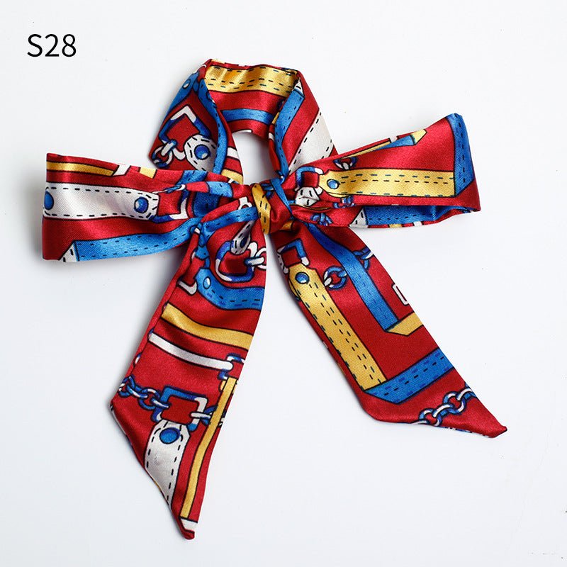 Skinny Scarf Ribbon for Bag Handles and Hair - Babylon Leather - Babylon LeatherBabylon LeatherPP28-S28