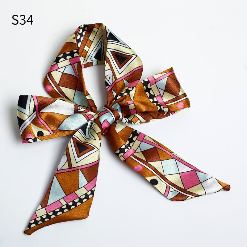 Skinny Scarf Ribbon for Bag Handles and Hair - Babylon Leather - Babylon LeatherBabylon LeatherPP28-S34