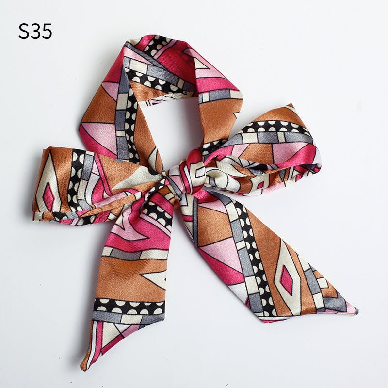 Skinny Scarf Ribbon for Bag Handles and Hair - Babylon Leather - Babylon LeatherBabylon LeatherPP28-S35