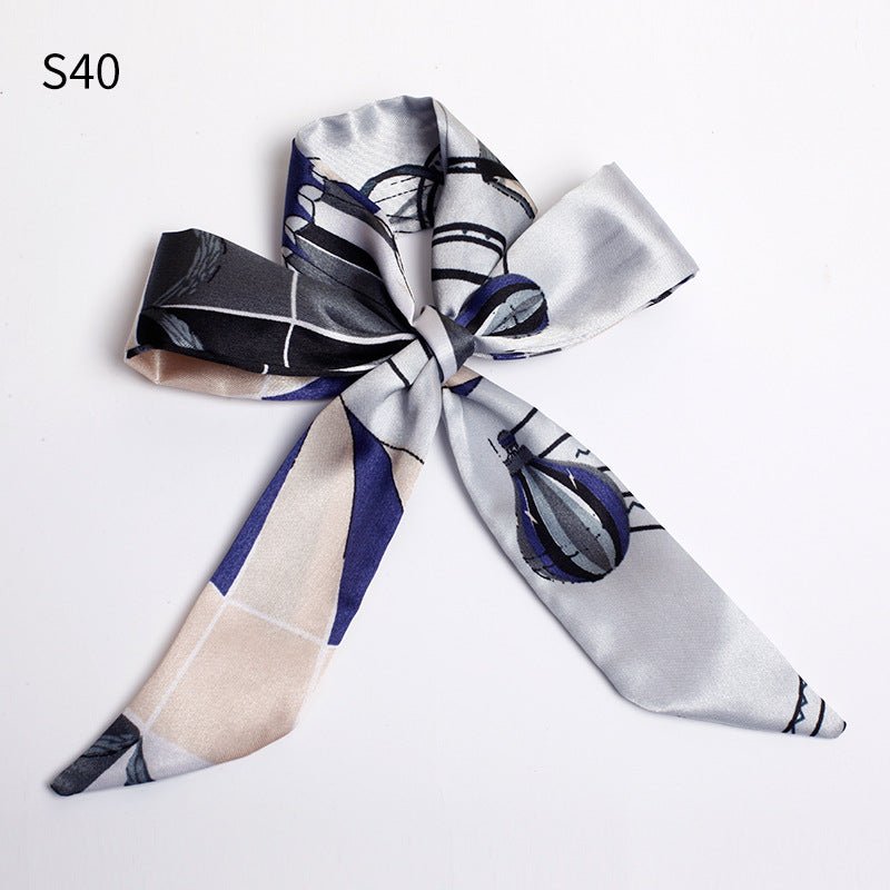 Skinny Scarf Ribbon for Bag Handles and Hair - Babylon Leather - Babylon LeatherBabylon LeatherPP28-S40