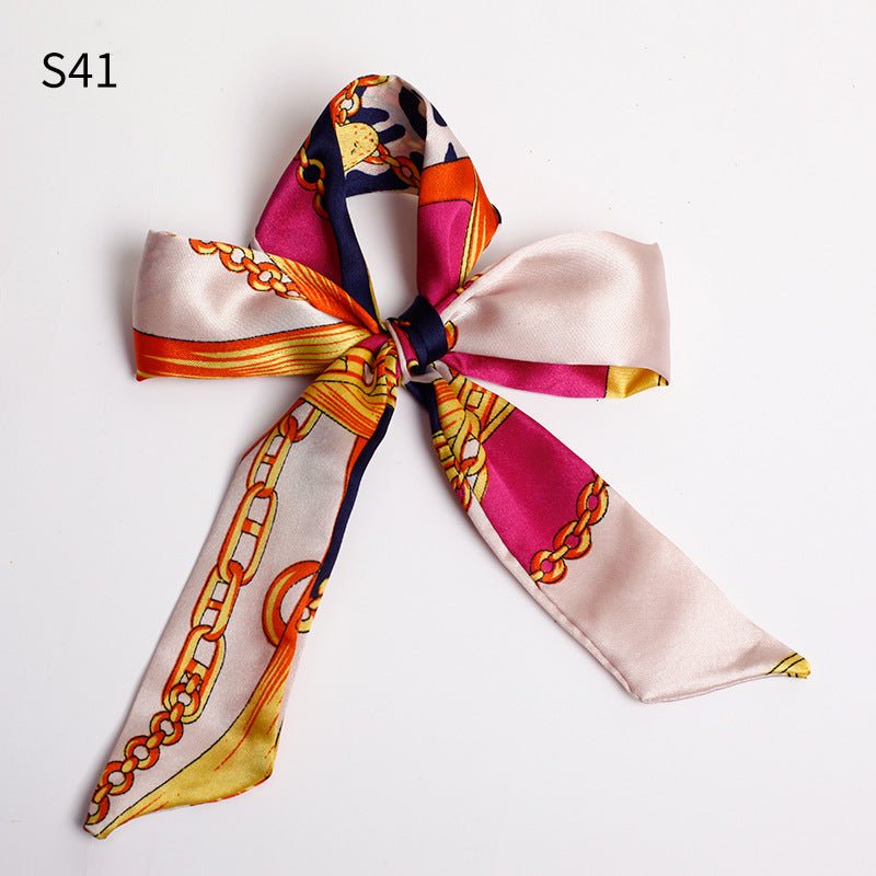 Skinny Scarf Ribbon for Bag Handles and Hair - Babylon Leather - Babylon LeatherBabylon LeatherPP28-S41
