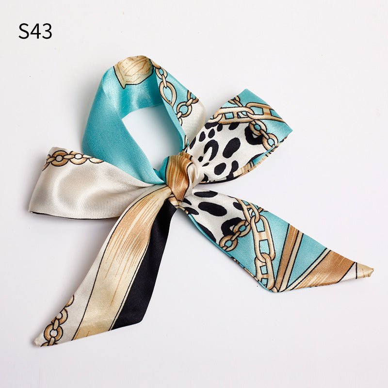 Skinny Scarf Ribbon for Bag Handles and Hair - Babylon Leather - Babylon LeatherBabylon LeatherPP28-S43