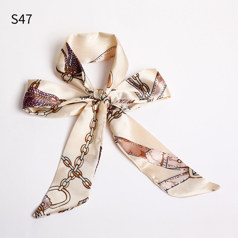 Skinny Scarf Ribbon for Bag Handles and Hair - Babylon Leather - Babylon LeatherBabylon LeatherPP28-S47