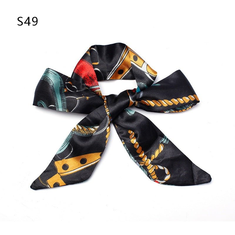 Skinny Scarf Ribbon for Bag Handles and Hair - Babylon Leather - Babylon LeatherBabylon LeatherPP28-S49