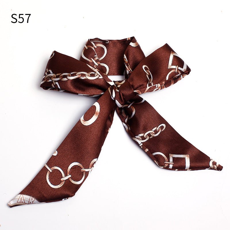 Skinny Scarf Ribbon for Bag Handles and Hair - Babylon Leather - Babylon LeatherBabylon LeatherPP28-S57