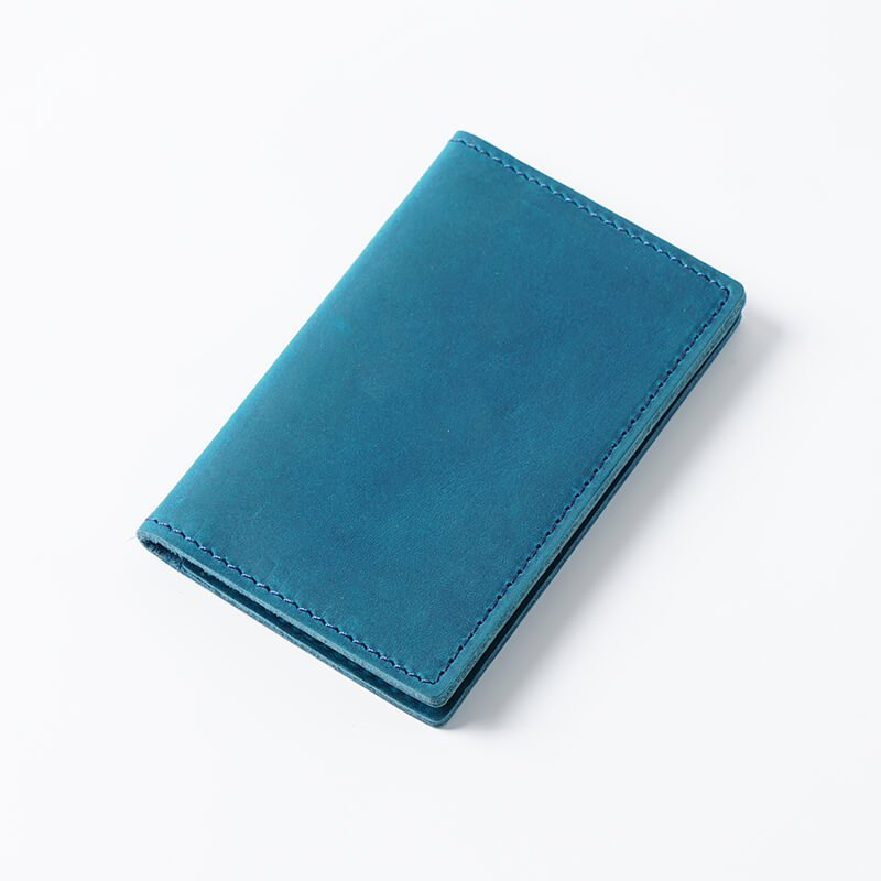 Slim Card Case Bank Card Holder – Babylon Leather - Babylon LeatherBabylon LeatherAN60-Blue