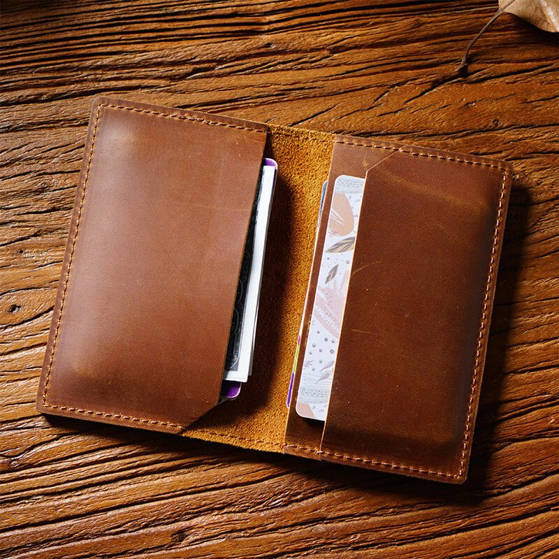 Slim Card Case Bank Card Holder – Babylon Leather - Babylon LeatherBabylon LeatherAN60-Brown