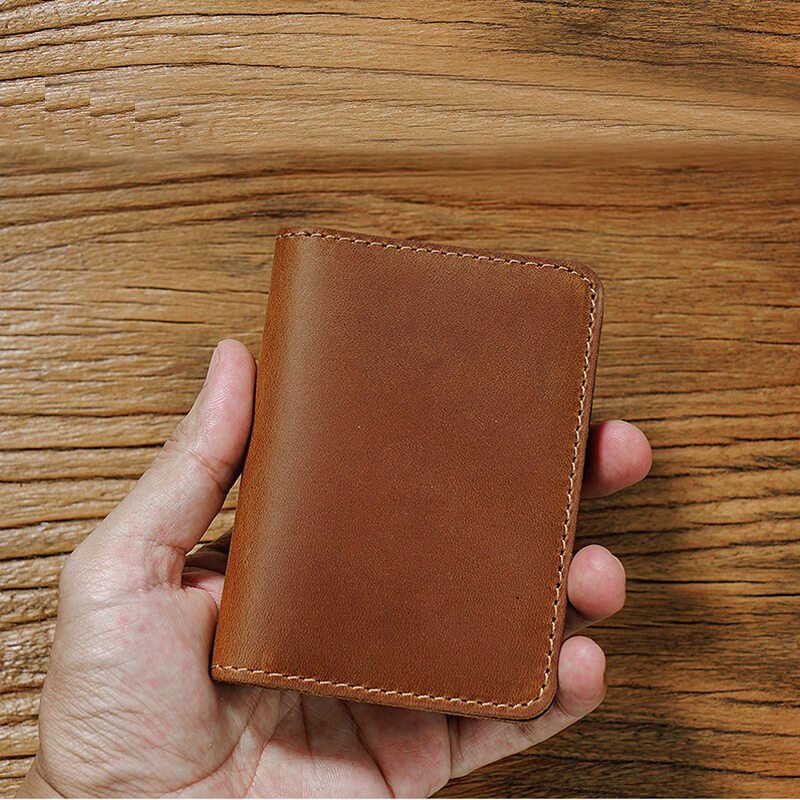 Slim Card Holder License Wallet – Babylon Leather - Babylon LeatherBabylon LeatherAN56-Brown