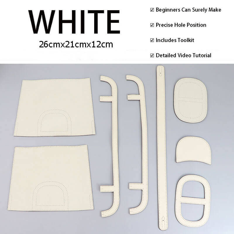 Small Picotin Lock Bag DIY Kit – Babylon Leather - Babylon LeatherBabylon LeatherSY92-White-Color-Matched