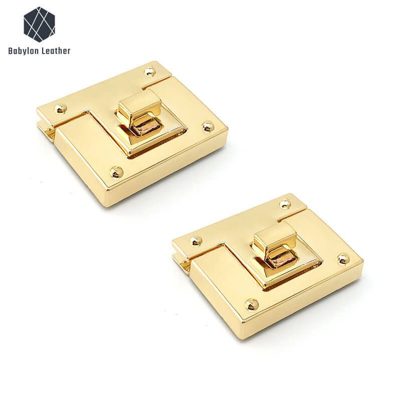 Square Decoration Closure Clasp Twist Lock - Babylon LeatherBabylon LeatherTL-169-1 PACK