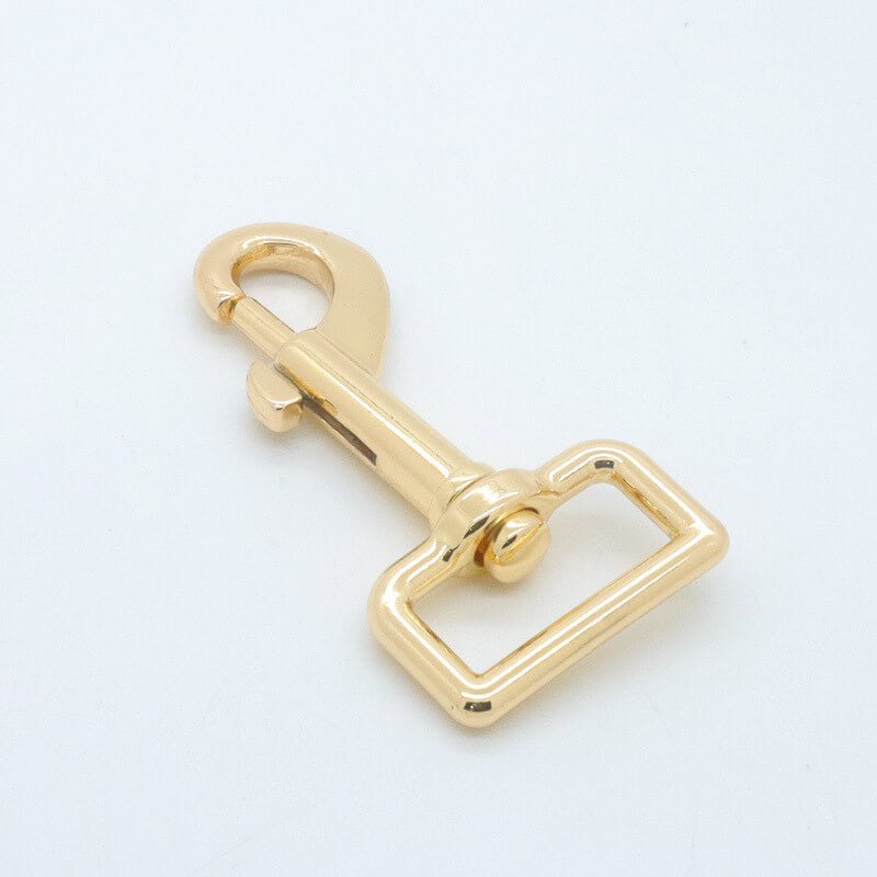 Square Eye Swivel Snap Hook - Babylon Leather - Babylon LeatherBabylon LeatherJY05-Gold-25.5mm