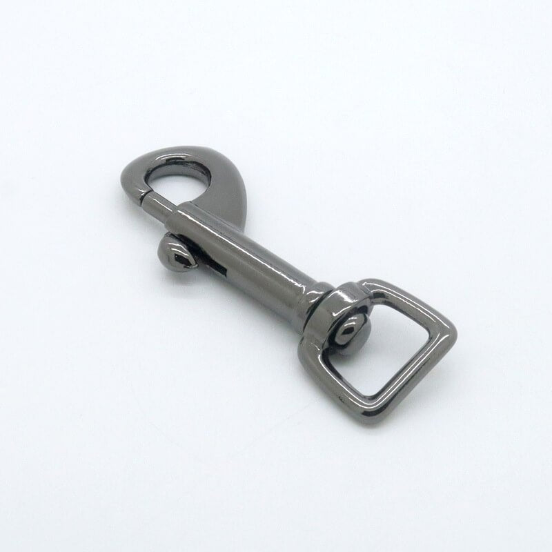 Square Eye Swivel Snap Hook - Babylon Leather - Babylon LeatherBabylon LeatherJY05-Gunmetal-13.2mm