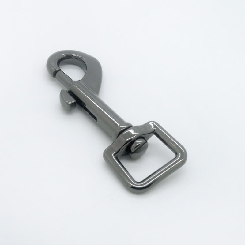 Square Eye Swivel Snap Hook - Babylon Leather - Babylon LeatherBabylon LeatherJY05-Gunmetal-16mm