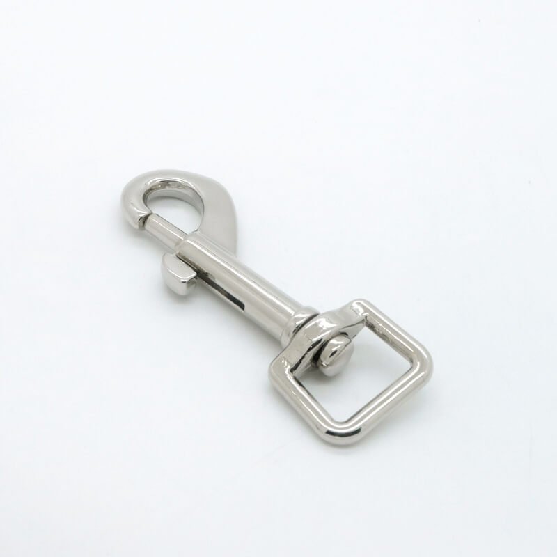 Square Eye Swivel Snap Hook - Babylon Leather - Babylon LeatherBabylon LeatherJY05-Silver-16mm