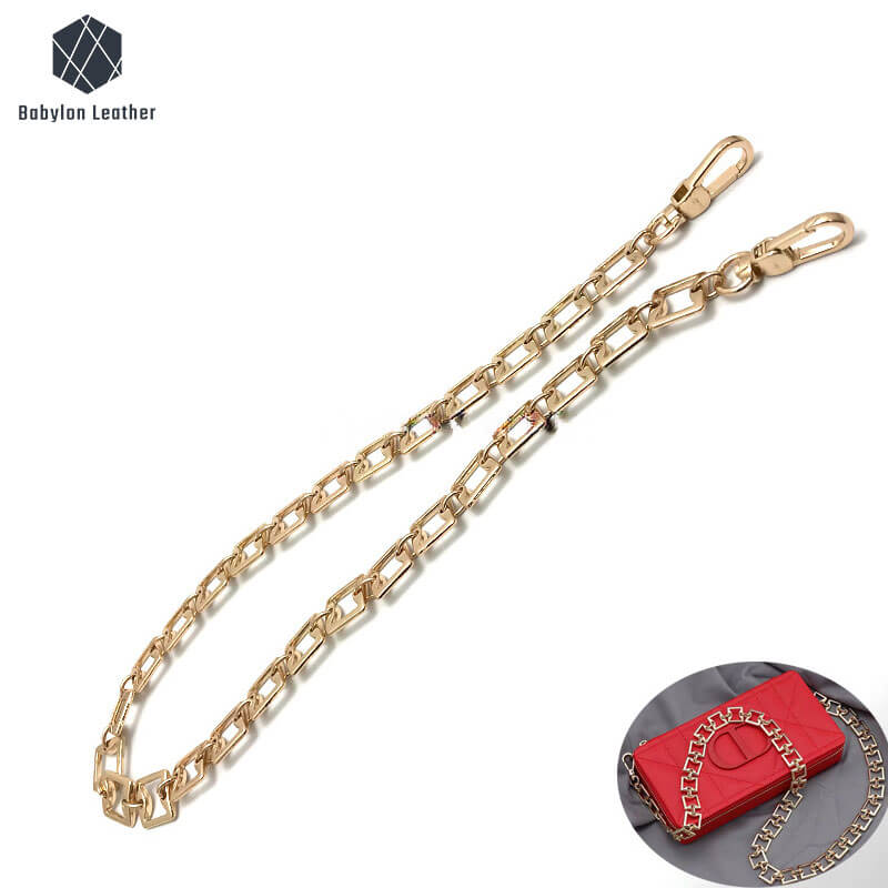 Square Grid Chain Strap Metal Handle 17*16mm - 7/10"*3/5"（1 PACK） - Babylon LeatherBabylon LeatherMH - 040