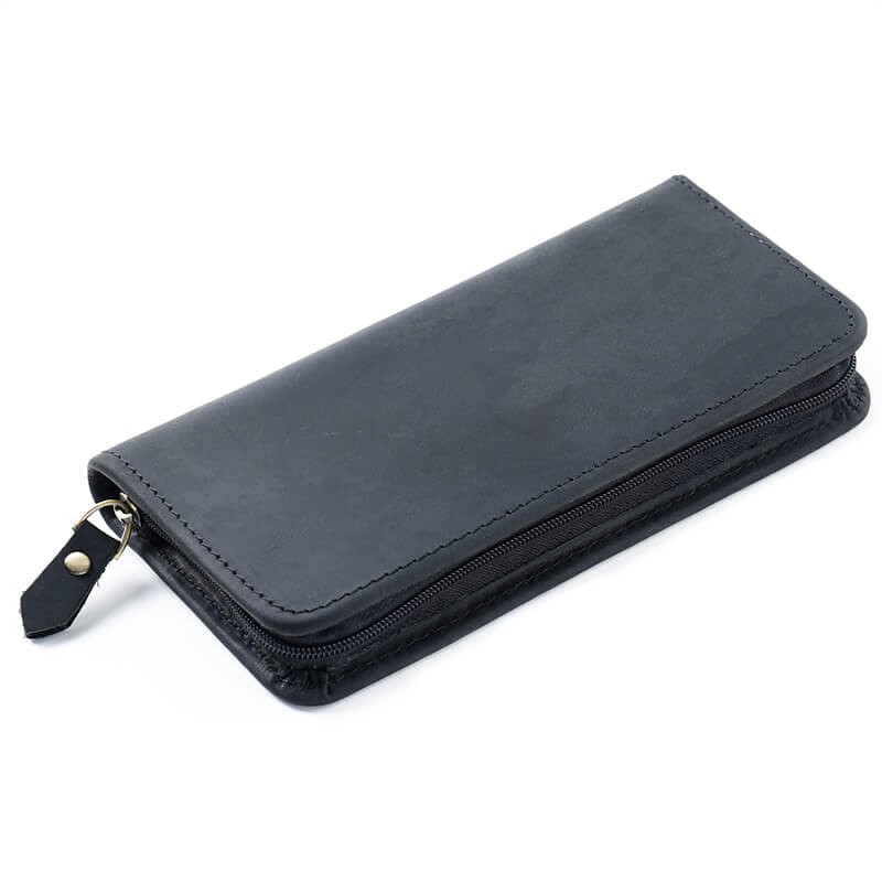Square Zip Leather Pen Box – Babylon Leather - Babylon LeatherBabylon LeatherAN41-Black