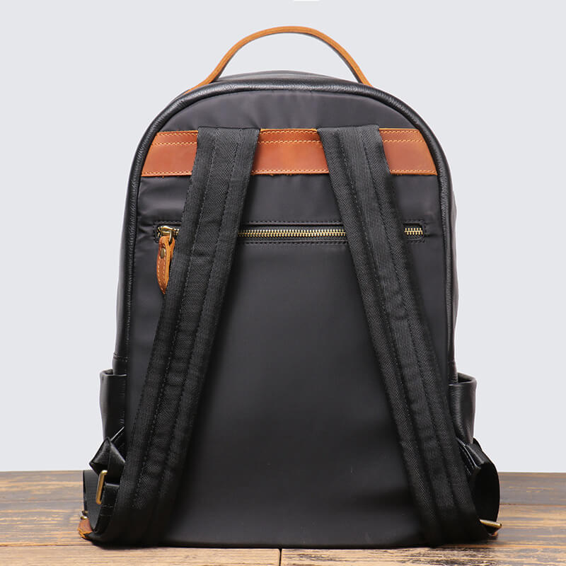 Stylish Leather Laptop Backpack – Babylon Leather - Babylon LeatherBabylon LeatherLJ050 - Black