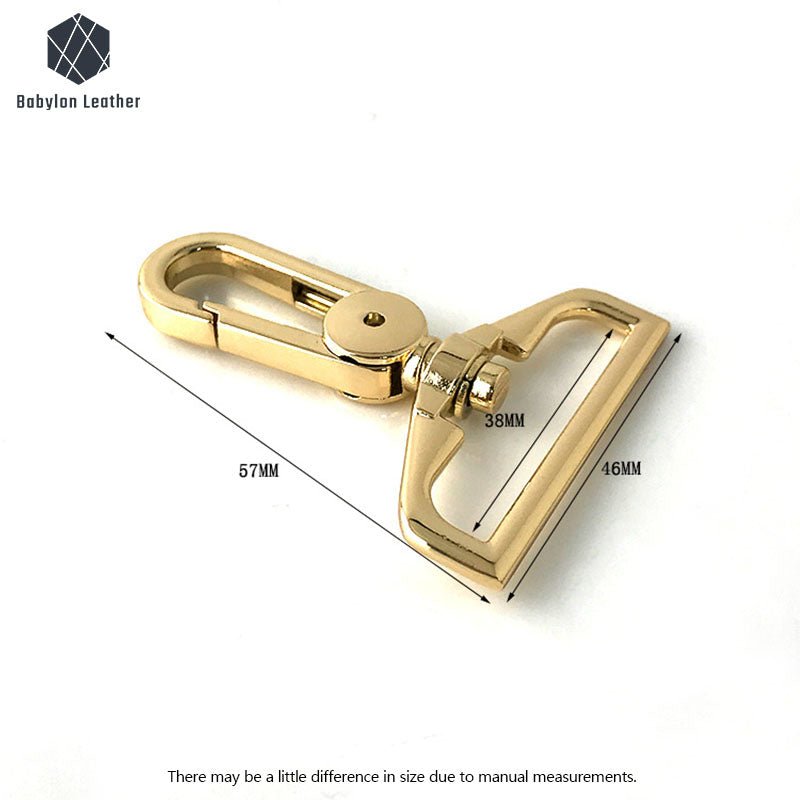 Swivel Lobster Claw Clasps Snap Hook 38mm/1.5"（2 PACK） - Babylon LeatherBabylon LeatherLSH - 003