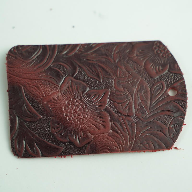 Top Grain Embossed Crazy Horse Leather – Babylon Leather - Babylon LeatherBabylon LeatherLT041-Wine Red-1.8-2.1mm-5 sq. ft.