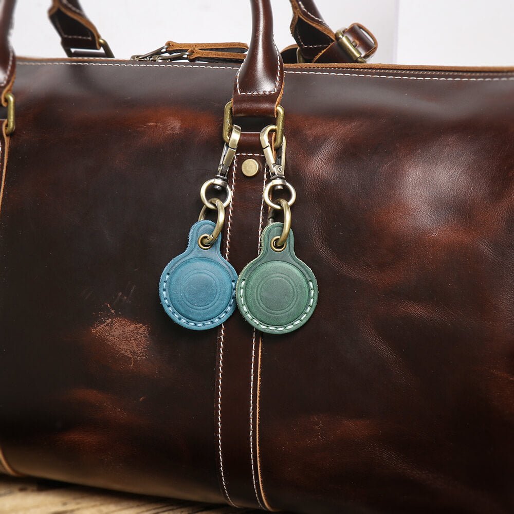 Top - Grain Leather AirTag Holder Tracker Cover – Babylon Leather - Babylon LeatherBabylon LeatherLJ136-Brown