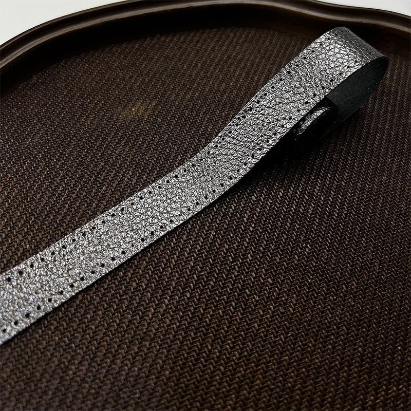 Top-Grain Leather Binding Strip for Edging and Repair – Babylon Leather - Babylon LeatherBabylon LeatherPP17-Gun Black-2 × 30 cm