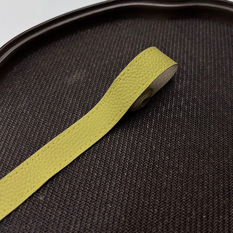 Top-Grain Leather Binding Strip for Edging and Repair – Babylon Leather - Babylon LeatherBabylon LeatherPP17-Jaune Poussin-2 × 30 cm